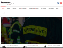 Tablet Screenshot of feuerwehr-huerth.de